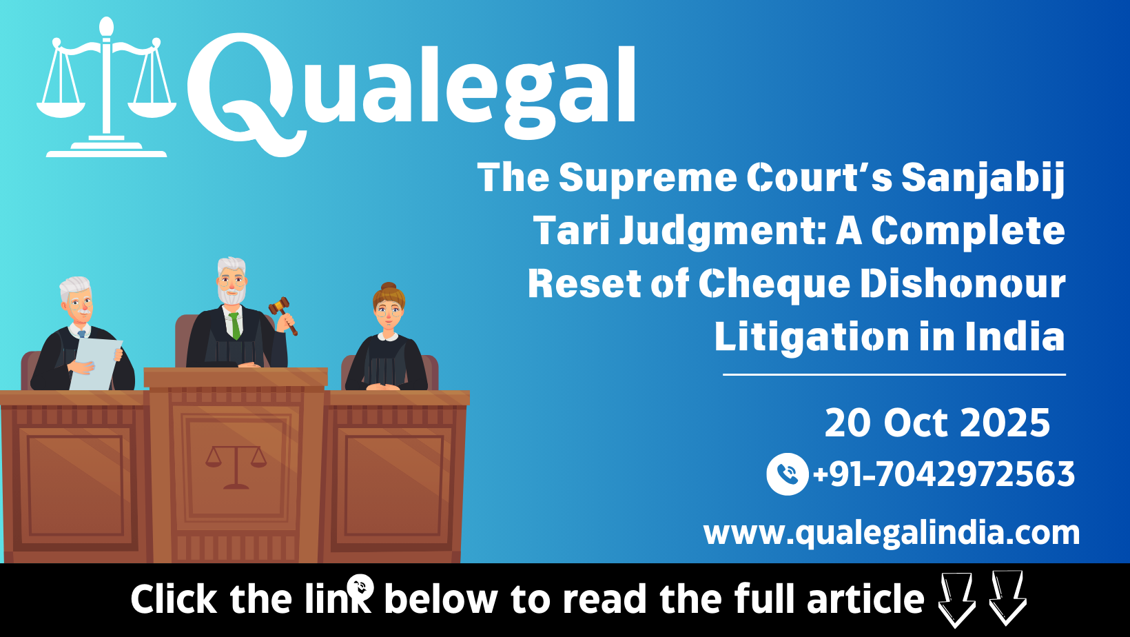 Supreme Court Sanjabij Tari Judgment | Section 138 Cheque Dishonour Law Reset in India