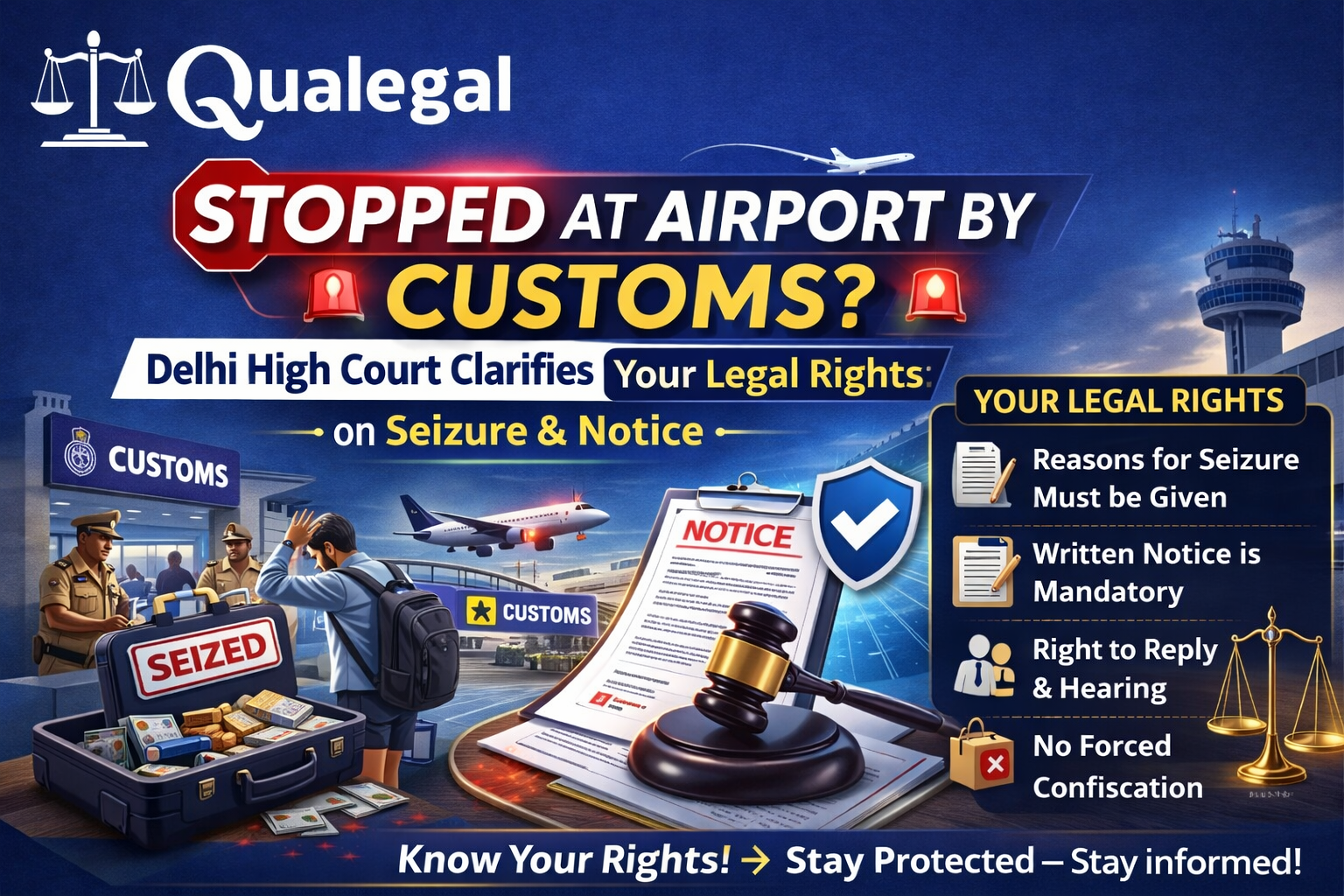 Stopped at airport by customs India? Delhi High Court on seizure without notice and Section 124 Customs Act explained