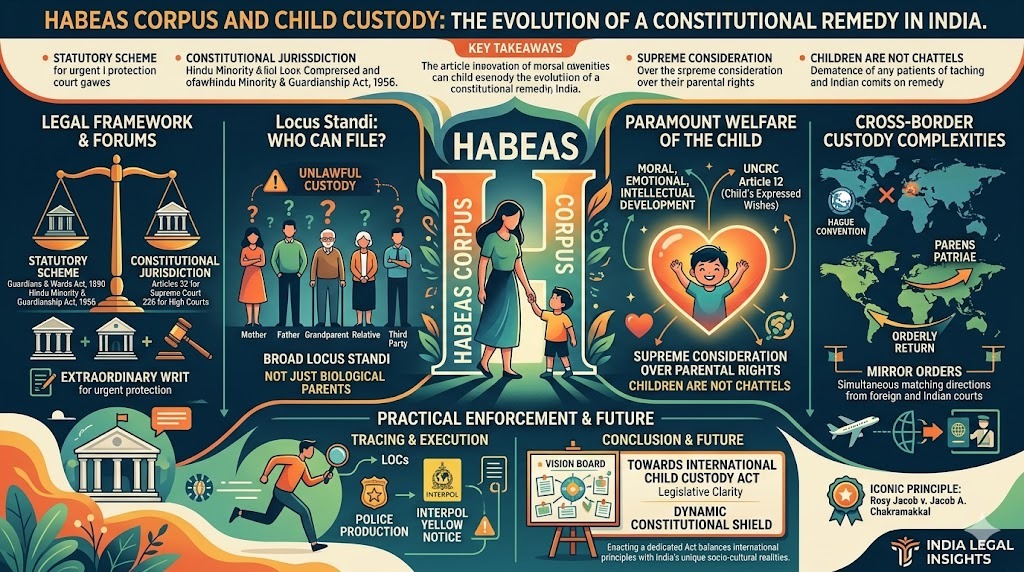 Habeas Corpus and Child Custody: The Evolution of a Constitutional Remedy in India